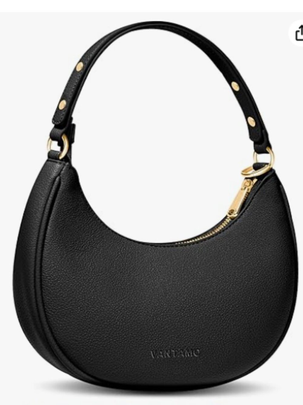 Vantamo Crescent Bags For Women with RFID Protection, Half Moon Clutch Purses
